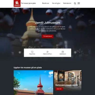 Jamtli, jamtli.com startsida 2024