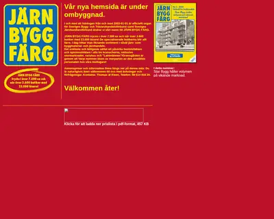 Järn Bygg Färg startsida 2004