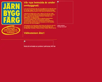 Järn Bygg Färg startsida 2005