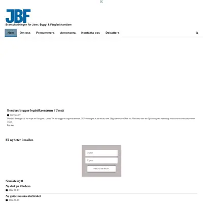 Järn Bygg Färg startsida 2022