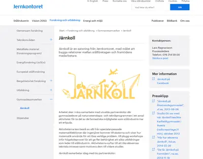 JÄRNKOLL startsida 2018
