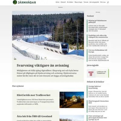 jarnvagar.nu startsida 2024