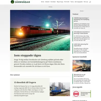 jarnvagar.nu startsida 2025