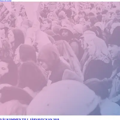 Järvaveckan Live startsida 2018