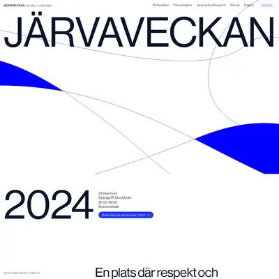 Järvaveckan Live startsida 2024