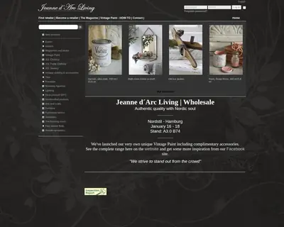 Jeanne d’Arc Living startsida 2016