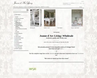 Jeanne d’Arc Living startsida 2017