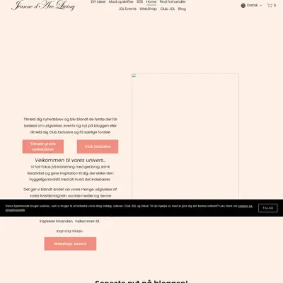 Jeanne d’Arc Living startsida 2023