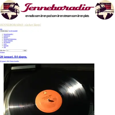 Jenneboradio startsida 2021