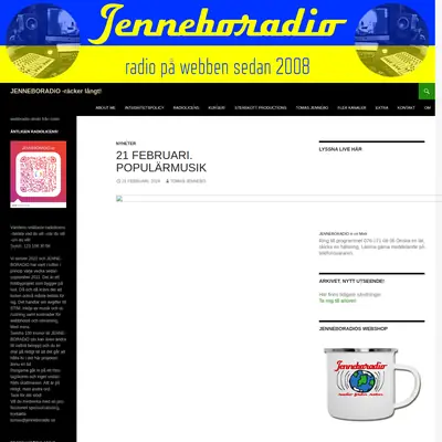 Jenneboradio startsida 2024