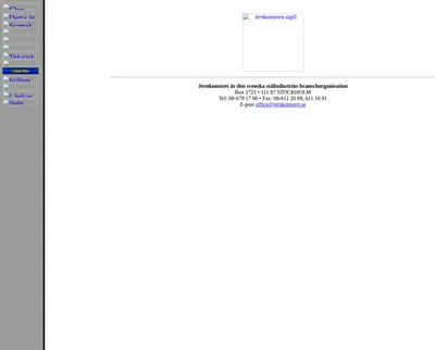 www.jernkontoret.se startsida 1998