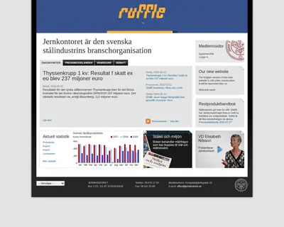 www.jernkontoret.se startsida 2010