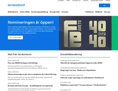 www.jernkontoret.se startsida 2026