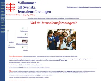 Svenska Jerusalemsföreningens Tidskrift startsida 2004