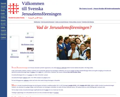 Svenska Jerusalemsföreningens Tidskrift startsida 2009