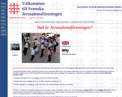Svenska Jerusalemsföreningens Tidskrift startsida 2010