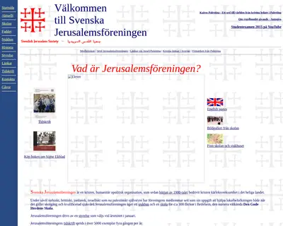 Svenska Jerusalemsföreningens Tidskrift startsida 2015