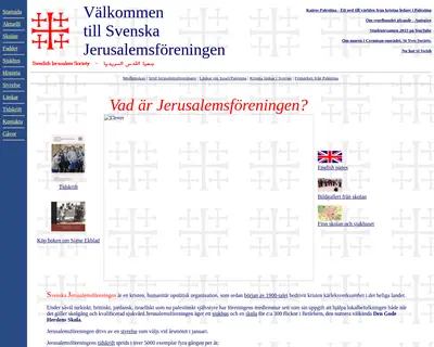 Svenska Jerusalemsföreningens Tidskrift startsida 2016