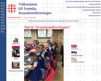 Svenska Jerusalemsföreningens Tidskrift startsida 2022