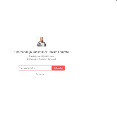 www.joakimlamotte.se startsida 2024
