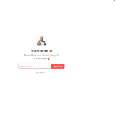 www.joakimlamotte.se startsida 2025