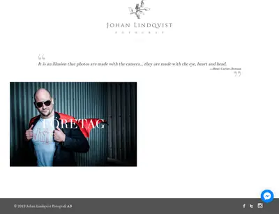 johanlindqvist.com startsida 2019