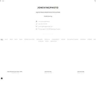 www.jonsvingphoto.se startsida 2020