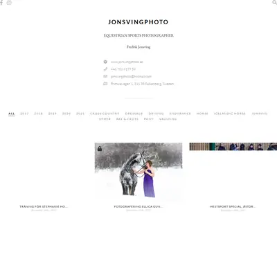 www.jonsvingphoto.se startsida 2022