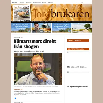 Jordbrukaren startsida 2019