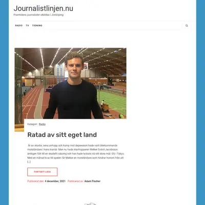 journalistlinjen.nu startsida 2022