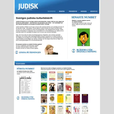 Judisk Krönika startsida 2014