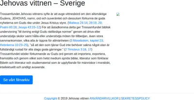 www.jw-sweden.se startsida 2022