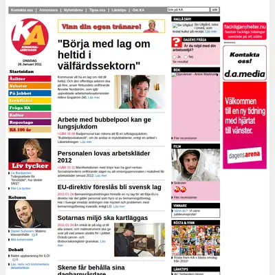 Kommunalarbetaren startsida 2011