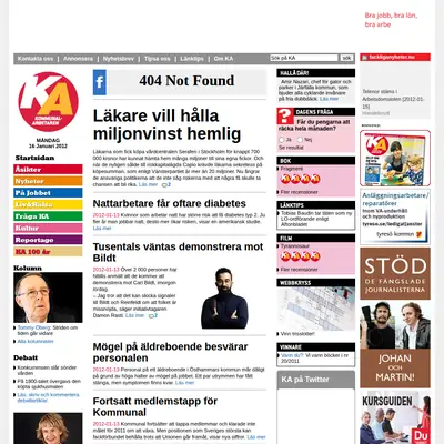 Kommunalarbetaren startsida 2012