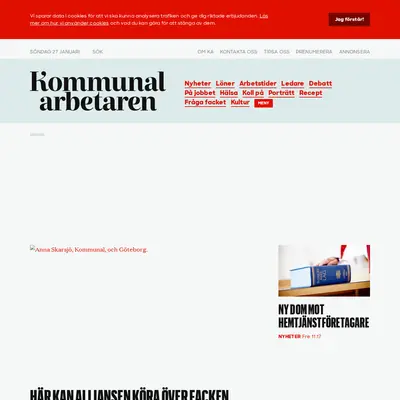Kommunalarbetaren startsida 2019