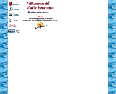 KALIX BLADET startsida 1996