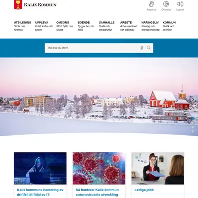 KALIX BLADET startsida 2022