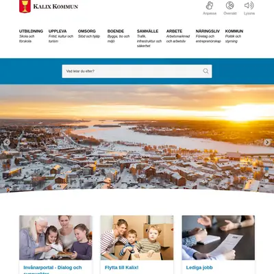 KALIX BLADET startsida 2023