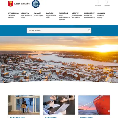 KALIX BLADET startsida 2024