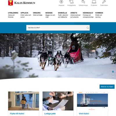 KALIX BLADET startsida 2026