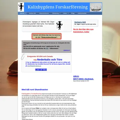 Kalixforskar Nytt startsida 2019