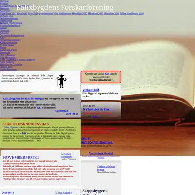 Kalixforskar Nytt startsida 2020
