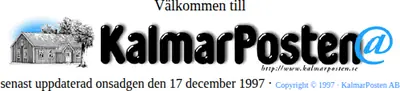 www.kalmarposten.se startsida 1998