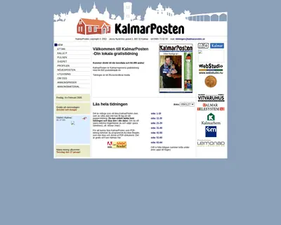 www.kalmarposten.se startsida 2005