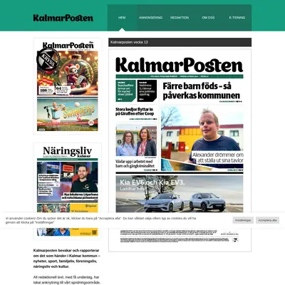 www.kalmarposten.se startsida 2025
