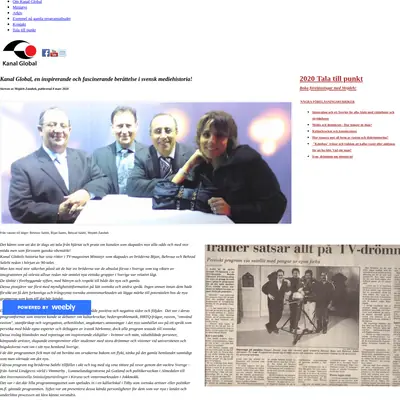 Kanal Global startsida 2021