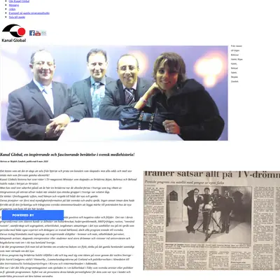 Kanal Global startsida 2023