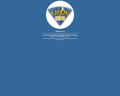 Kanon FM 98,6 startsida 2005