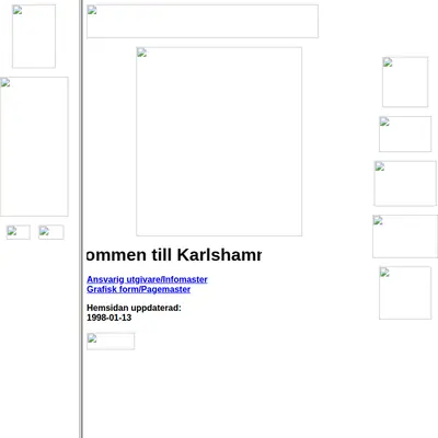 www.karlshamn.se startsida 1998
