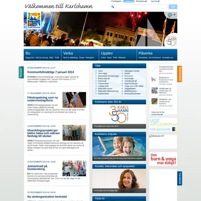 www.karlshamn.se startsida 2014